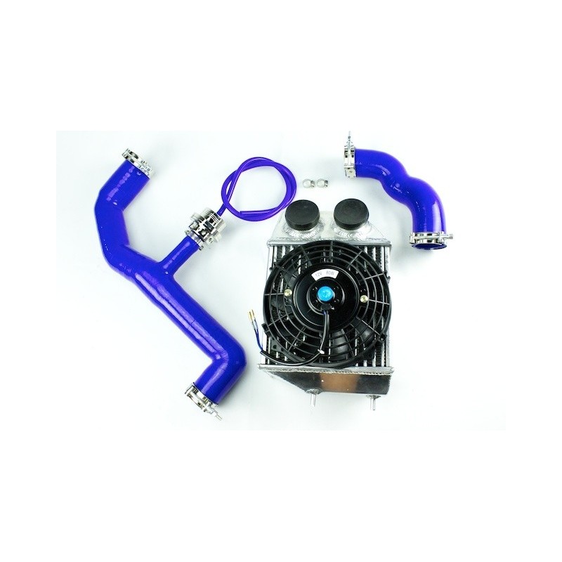 Durites silicones de suralimentation + Dump Valve type Forge + échangeur groupe A pour RENAULT 5 GT TURBO Durites silicones de suralimentation + Dump Valve type Forge + échangeur groupe A pour RENAULT 5 GT TURBO