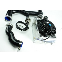 Durites silicones de suralimentation + Dump Valve type Forge + échangeur groupe A pour RENAULT 5 GT TURBO 