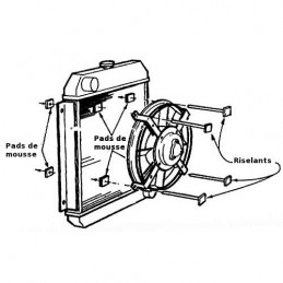 Ventilator extra plat 205 mm