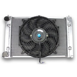 Aluminium Radiator VOLKSWAGEN GOLF GTI 16S MK2 en fan tv