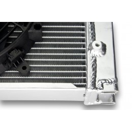 Aluminium Radiator VOLKSWAGEN GOLF GTI 16S MK2 en fan tv