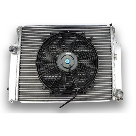 Aluminium Radiator BMW M3 E36 en fan tv