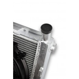 Aluminium Radiator BMW M3 E30 en fan tv