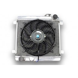 Radiatore di Alluminio FIAT 128 ABARTH e ventilatore, tv