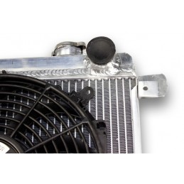 Radiator Aluminum FIAT 128 ABARTH and fan tv