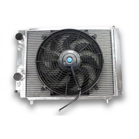 Radiateur Aluminium LANCIA DELTA EVOLUTION et ventilateurs plats