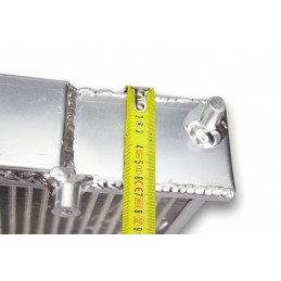 Aluminium Radiator voor de MITSUBISHI LANCER EVO 4 5 6 en fans van de gerechten