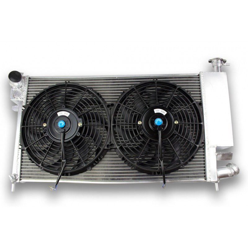 Pack Radiateur Aluminium PEUGEOT 306 16S et CITROEN ZX VOLCANE + ventilateurs plats Pack Radiateur Aluminium PEUGEOT 306 16S et CITROEN ZX VOLCANE + ventilateurs plats