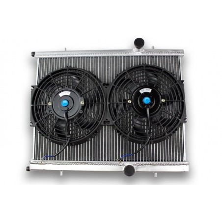 Pack radiateur Aluminium PEUGEOT 307 RC et CITROEN XSARA VTS + ventilateur plats