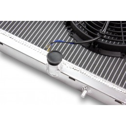 Pack de radiador de Aluminio PEUGEOT 307 RC y CITROEN XSARA VTS + ventilador de platos