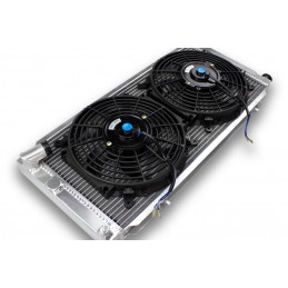 Radiator Aluminum and fans, dishes PEUGEOT 205 GTI 1.6 L/1.9 L