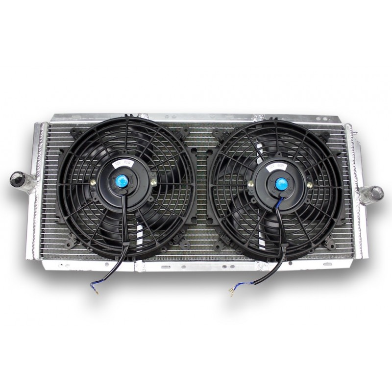 Radiator and Aluminum fan plate for ALPINE A610 V6 TURBO EUROPACUP