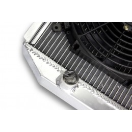 Aluminium Radiator en fans voor de ALPINE A610 V6 TURBO