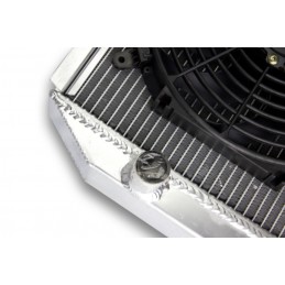 Radiatore in Alluminio e ventilatori per l'ALPINE A610 V6 TURBO