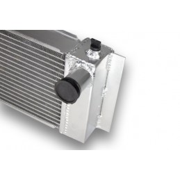 Aluminium Radiator, van voor naar ALPINE A110 en R8 GORDINI