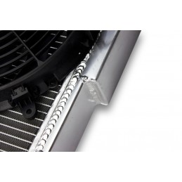 Radiador de Aluminio de la parte trasera del ventilador y el ventilador de la placa para el ALPINE A110 y R8 GORDINI