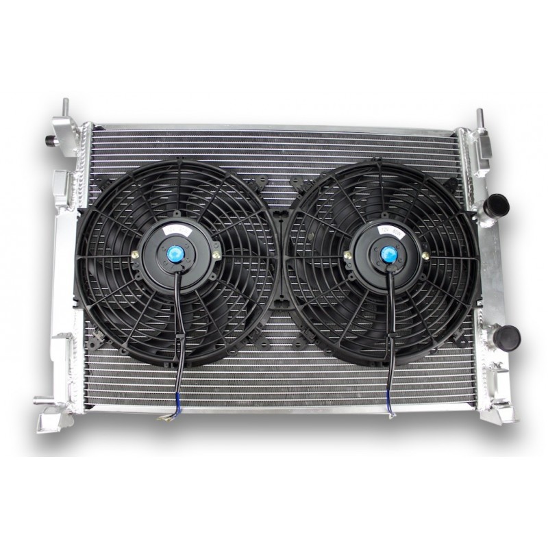 Radiator Aluminum and fans, dishes, RENAULT MEGANE RS 225