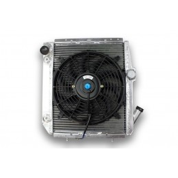 Radiator and Aluminum fan flat-RENAULT 5 GT TURBO 50mm