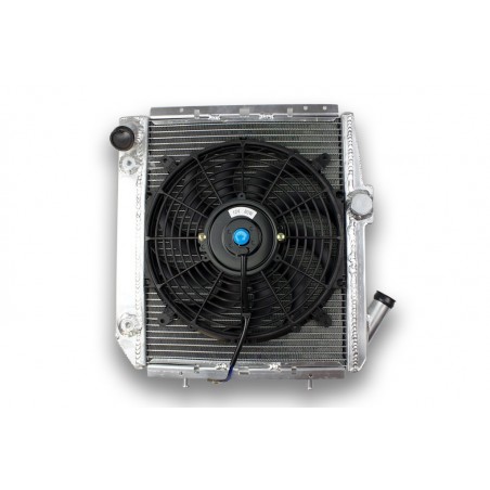 Radiator and Aluminum fan flat-RENAULT 5 GT TURBO 50mm