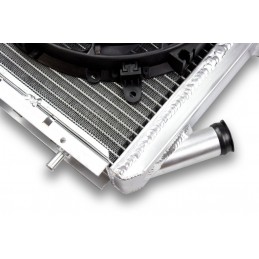 Radiator and Aluminum fan flat-RENAULT 5 GT TURBO 50mm