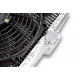 Radiator and Aluminum fan flat-RENAULT 5 GT TURBO 50mm