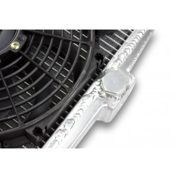 Radiator en Aluminium ventilator, een flatscreen-RENAULT 5 GT TURBO 50mm