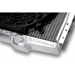 Radiateur Aluminium et ventilateur plat RENAULT 5 GT TURBO 50mm
