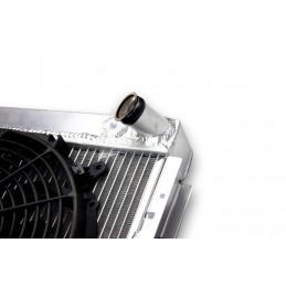 Radiator and Aluminum fan flat-RENAULT 5 GT TURBO 50mm
