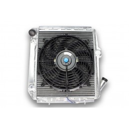 Radiateur Aluminium et ventilateur plat RENAULT 5 GT TURBO 70mm