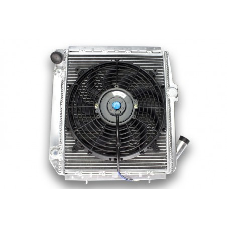 Radiateur Aluminium et ventilateur plat RENAULT 5 GT TURBO 70mm