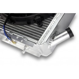 Aluminiowy radiator i wentylator, płaskim RENAULT 5 GT TURBO 70mm