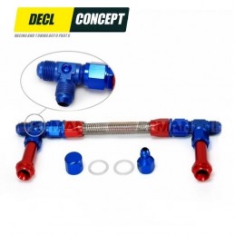 Rampe d'arrivée d'essence pour synchronisation double carburateurs