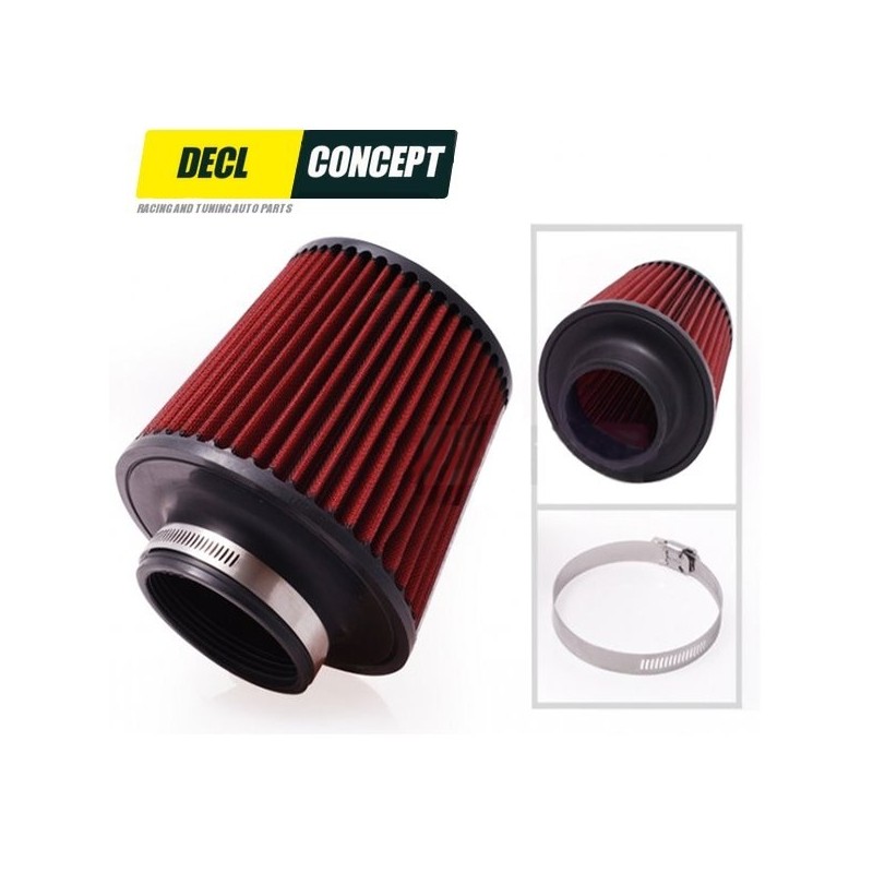 Air filter universal diameter 76mm