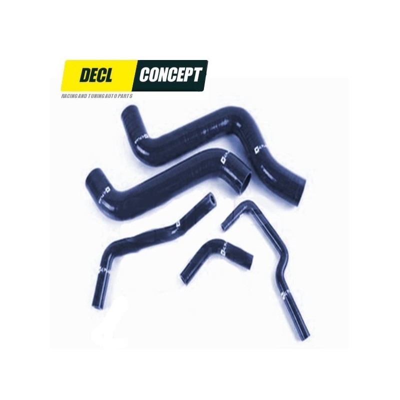 Kit of 5 hoses silicones PEUGEOT 106 16S or CITROEN SAXO VTS Kit of 5 hoses silicones PEUGEOT 106 16S or CITROEN SAXO VTS