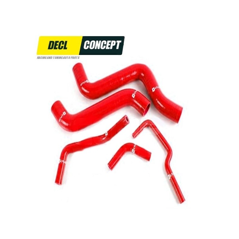 Kit de 5 durites silicones PEUGEOT 106 16S ou CITROEN SAXO VTS Kit de 5 durites silicones PEUGEOT 106 16S ou CITROEN SAXO VTS