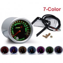 Manomètre ratio mélange air/essence (AFR) 52mm 7 couleurs