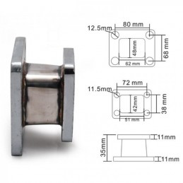 Adaptador de turbo T25 T4