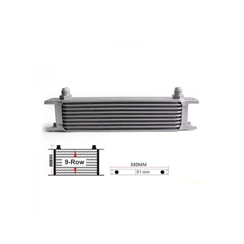 Radiateur d'huile 9 rangées AN8 Radiateur d'huile 9 rangées AN8
