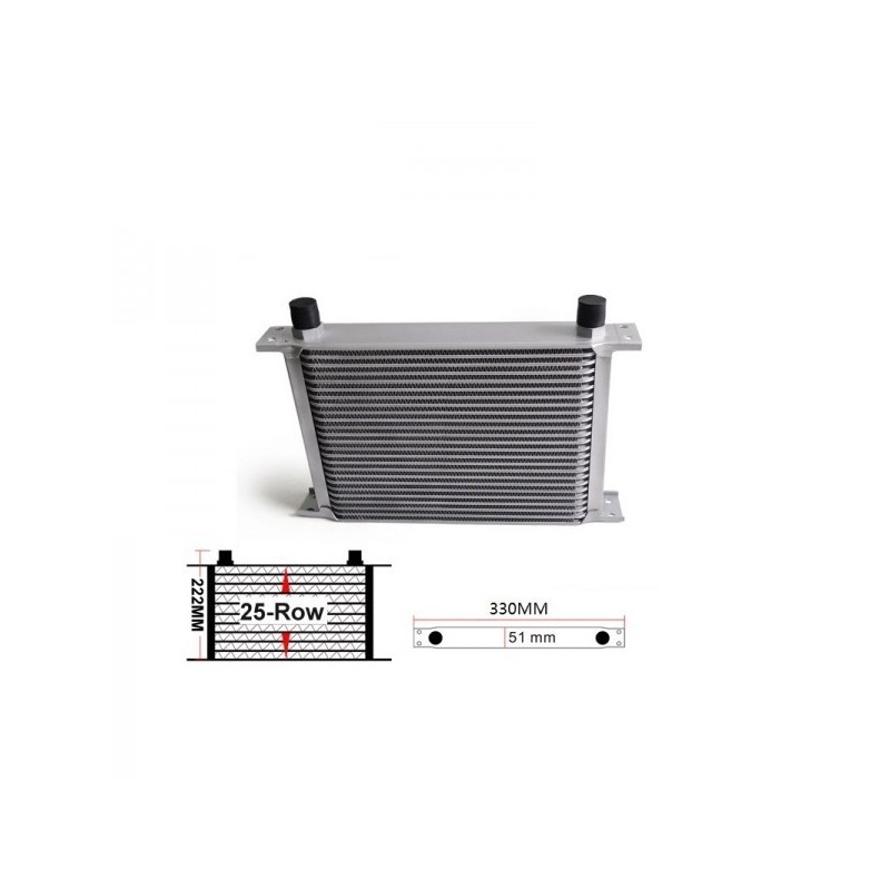 Radiateur d'huile 25 rangées AN10 Radiateur d'huile 25 rangées AN10