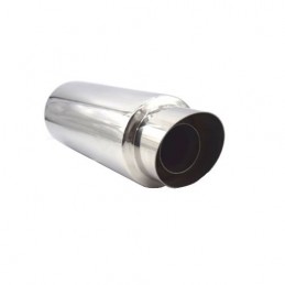 Muffler stainless steel universal 56mm