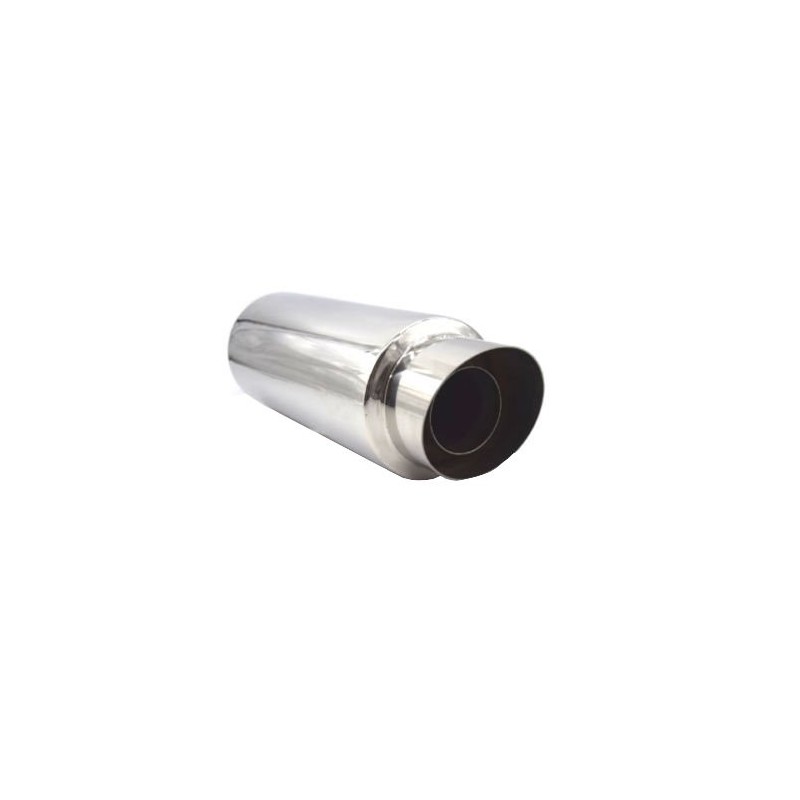 Silencieux inox universel 56mm Silencieux inox universel 56mm