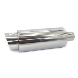 Muffler stainless steel universal 56mm