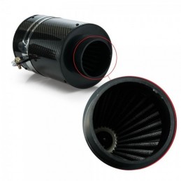 Kit admission direct universel with airbox-carbon