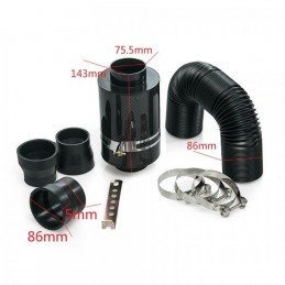 Kit admission direct universel with airbox-carbon