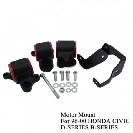 Silent block aluminiowy silnik+polyurethane dla swap silnika serii D i B, Honda Civic EK
