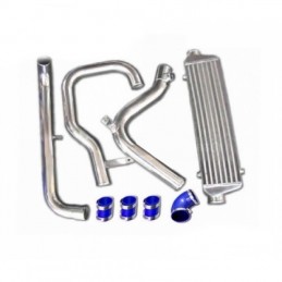 Heat exchanger, aluminum high volume+hoses, rigid aluminum for VW Golf 4 GTI