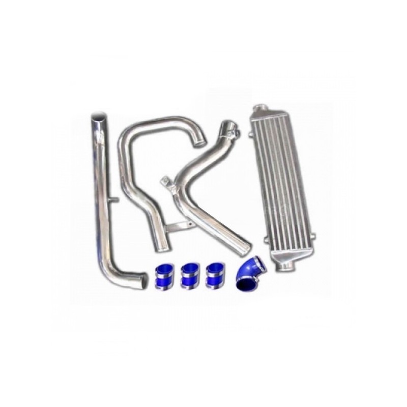 Echangeur aluminium gros volume+durites rigides aluminium pour VW Golf 4 GTI Echangeur aluminium gros volume+durites rigides aluminium pour VW Golf 4 GTI