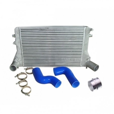 Heat exchanger, aluminum high volume+radiator hoses silicone for VW Golf 5/6 GTI/R/Scirroco