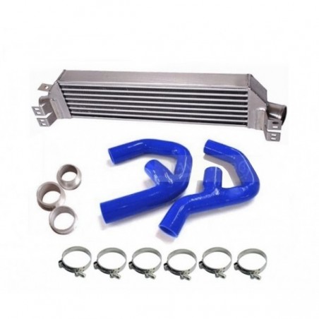 Heat exchanger, aluminum high volume+radiator hoses silicone for VW Golf 5 GTI