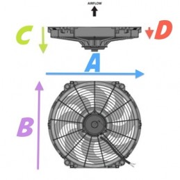 Fan extra-flat 205mm